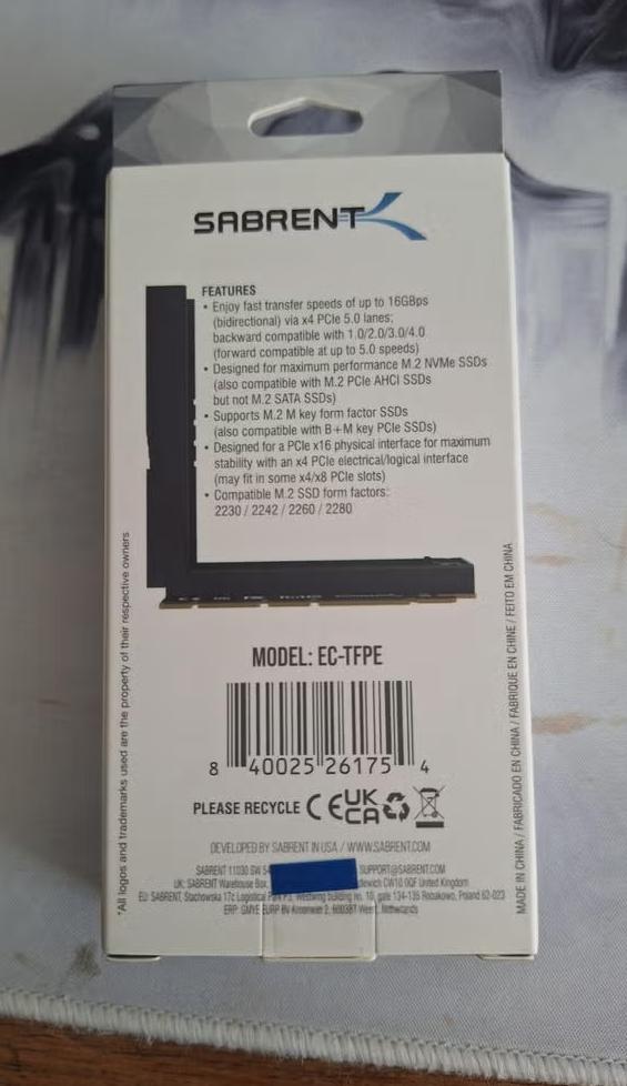 nvme m2 adapter, Ophalen of Verzenden, Nieuw, Laptop, Overige aansluitingen