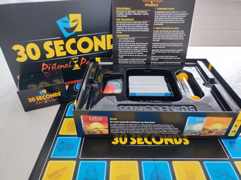 30 seconds bordspel partyspel familiespel, Hobby en Vrije tijd, Gezelschapsspellen | Bordspellen, Vijf spelers of meer, Ophalen of Verzenden