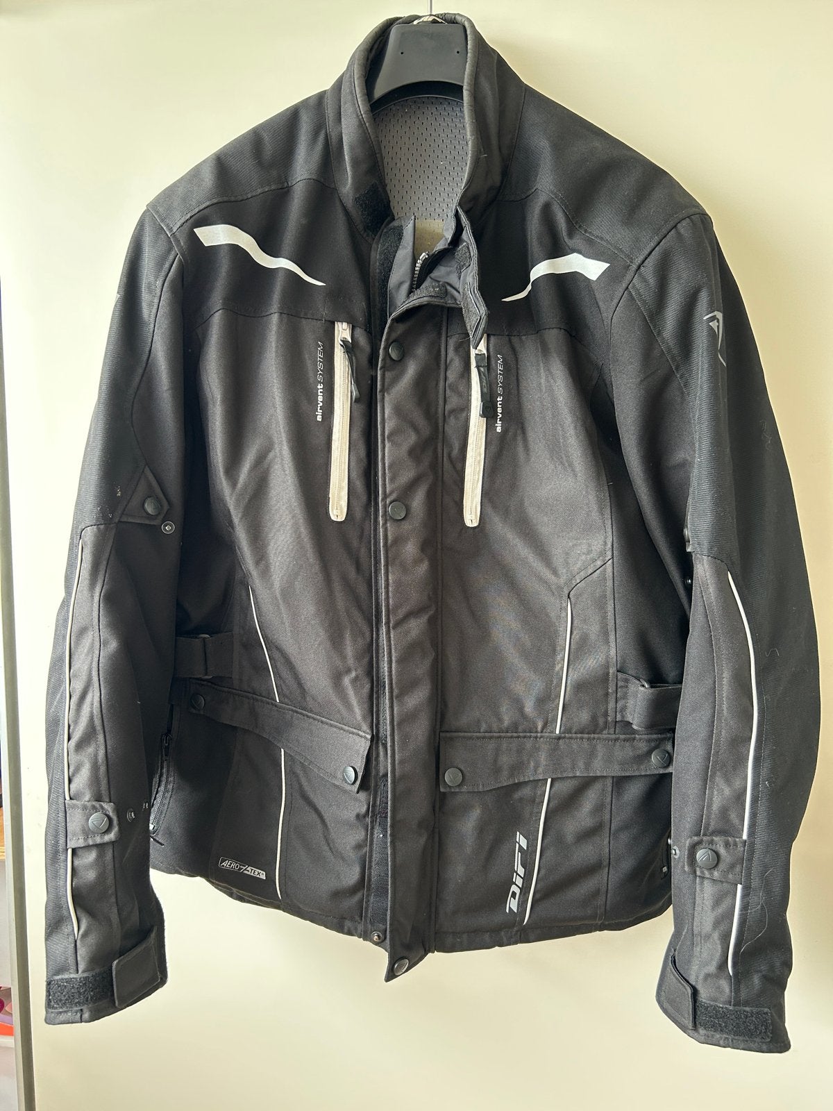 DIFI Hamilton Zwart XXL met AEROTEX, Ophalen of Verzenden, Tweedehands, Heren, Jas | textiel