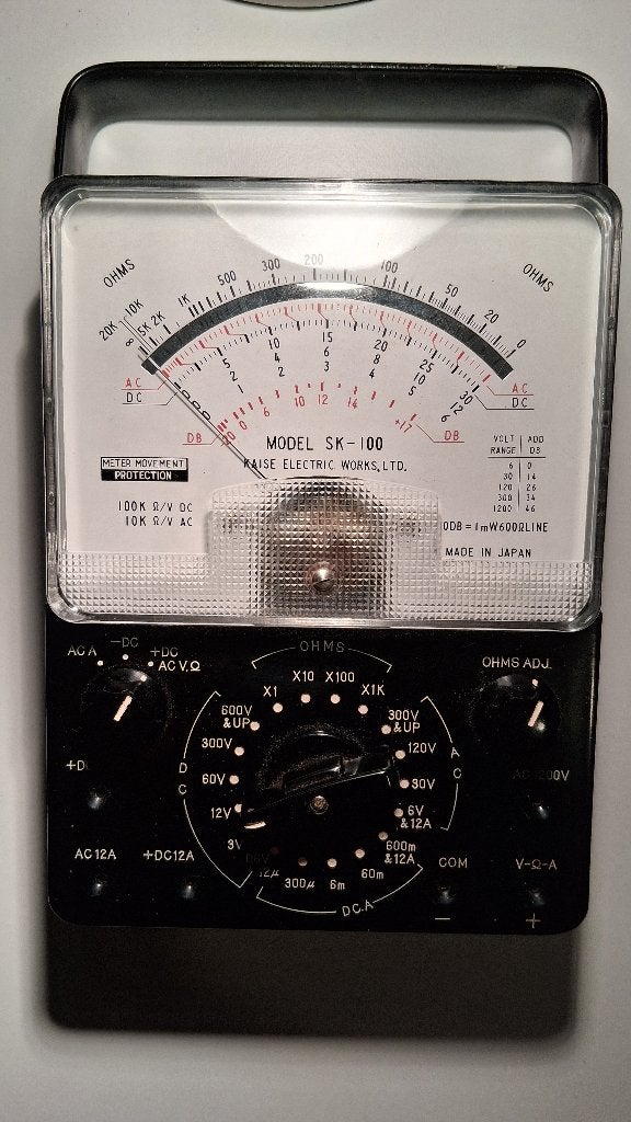 Multimeter Kaise SK-100 - Analoge Meter, Doe-het-zelf en Verbouw, Ophalen, Gebruikt, Multimeter