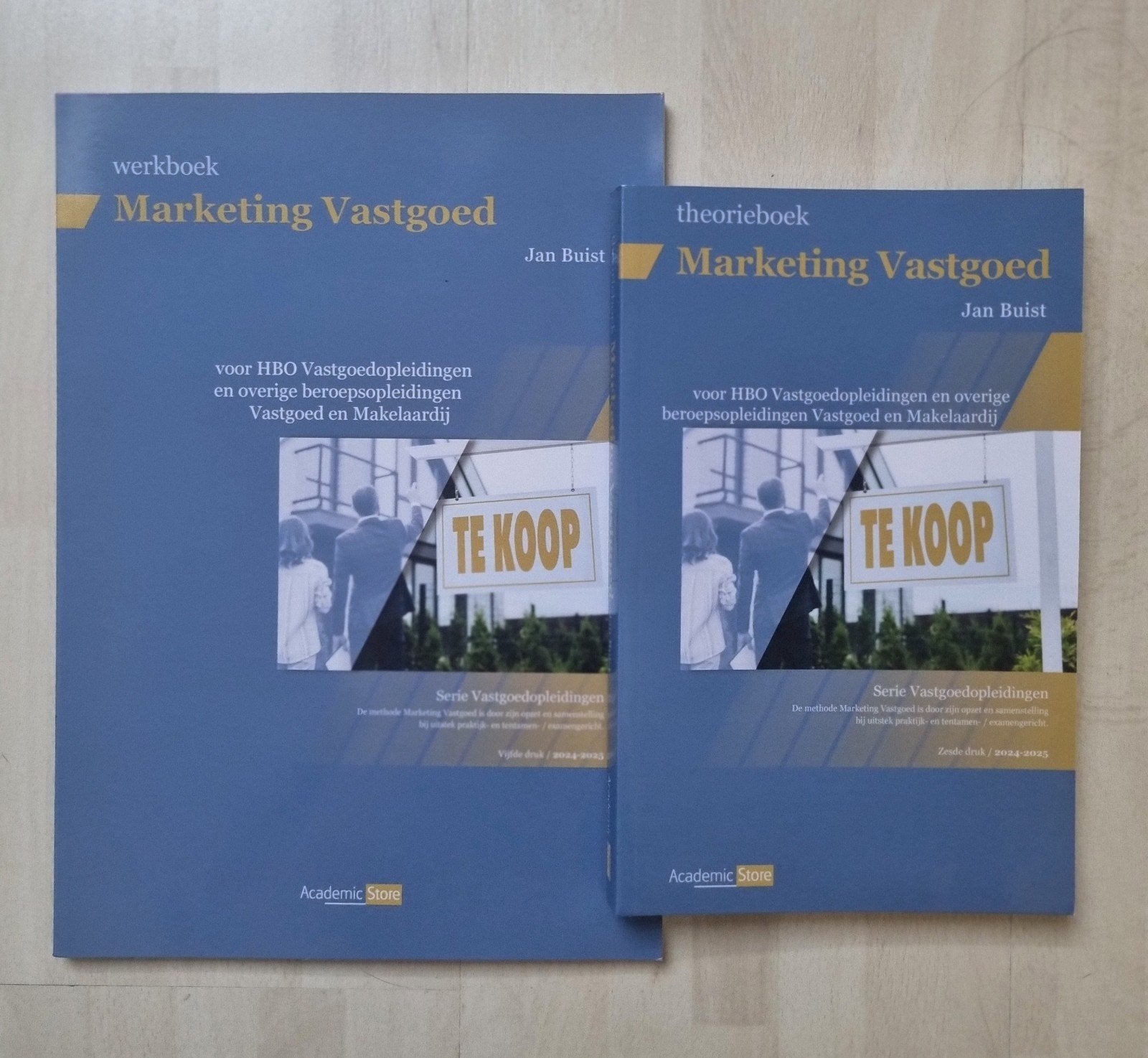 Marketing Vastgoed theorie- en werkboek Jan Buist, Zo goed als nieuw, Jan Buist, Beta, HBO