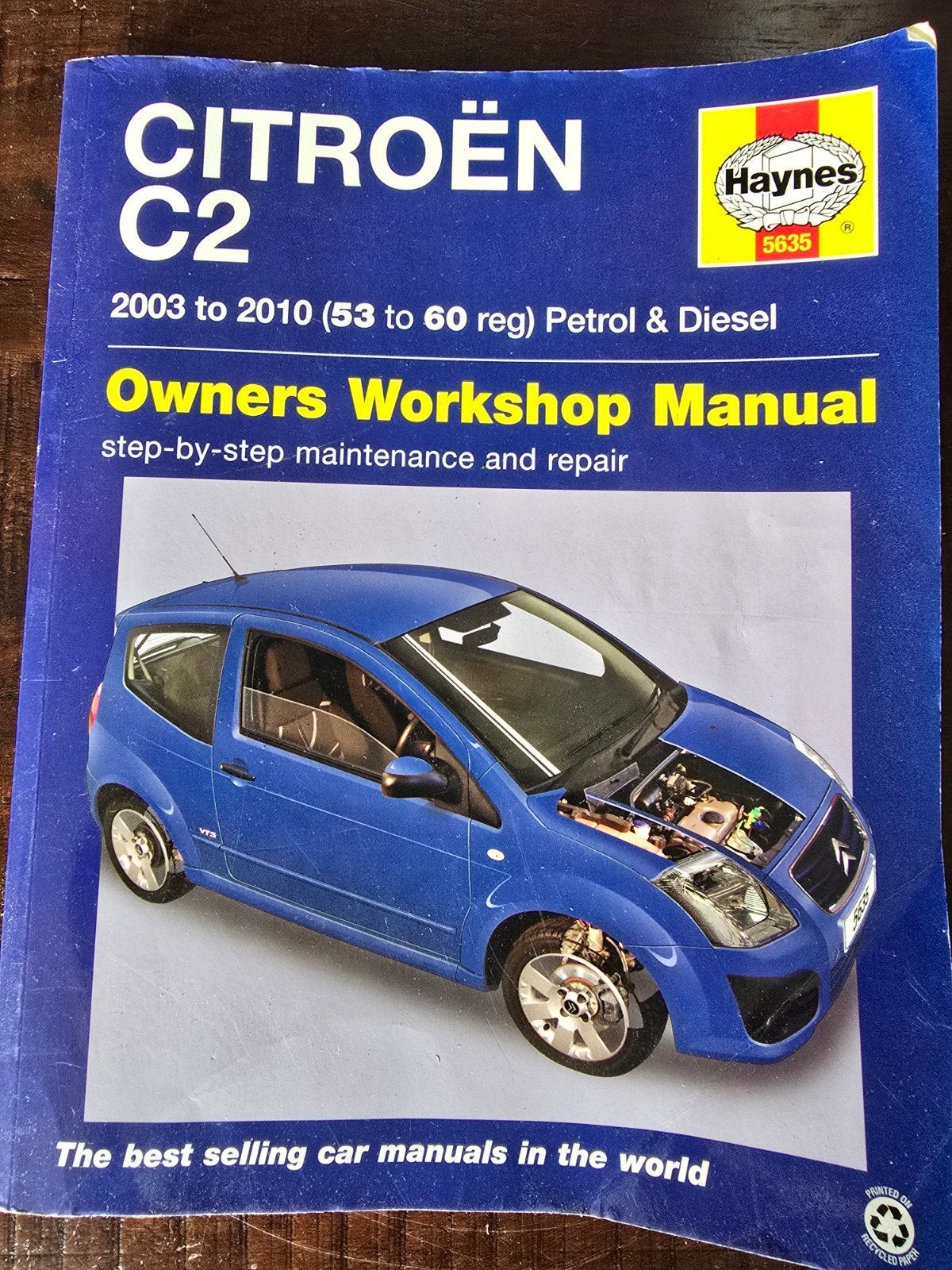 Citroën c2 werkplaats handboek heynes, Ophalen of Verzenden