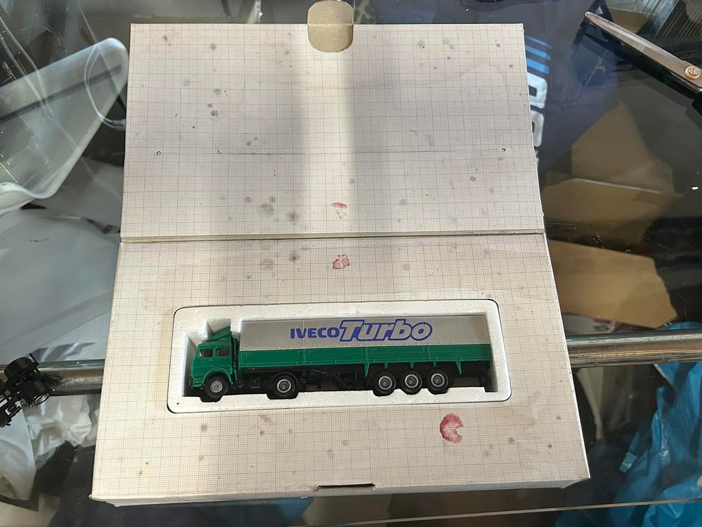 Herpa Iveco Turbostar Promo 1:87 OVP, Verzenden, Zo goed als nieuw, Bus of Vrachtwagen, Herpa