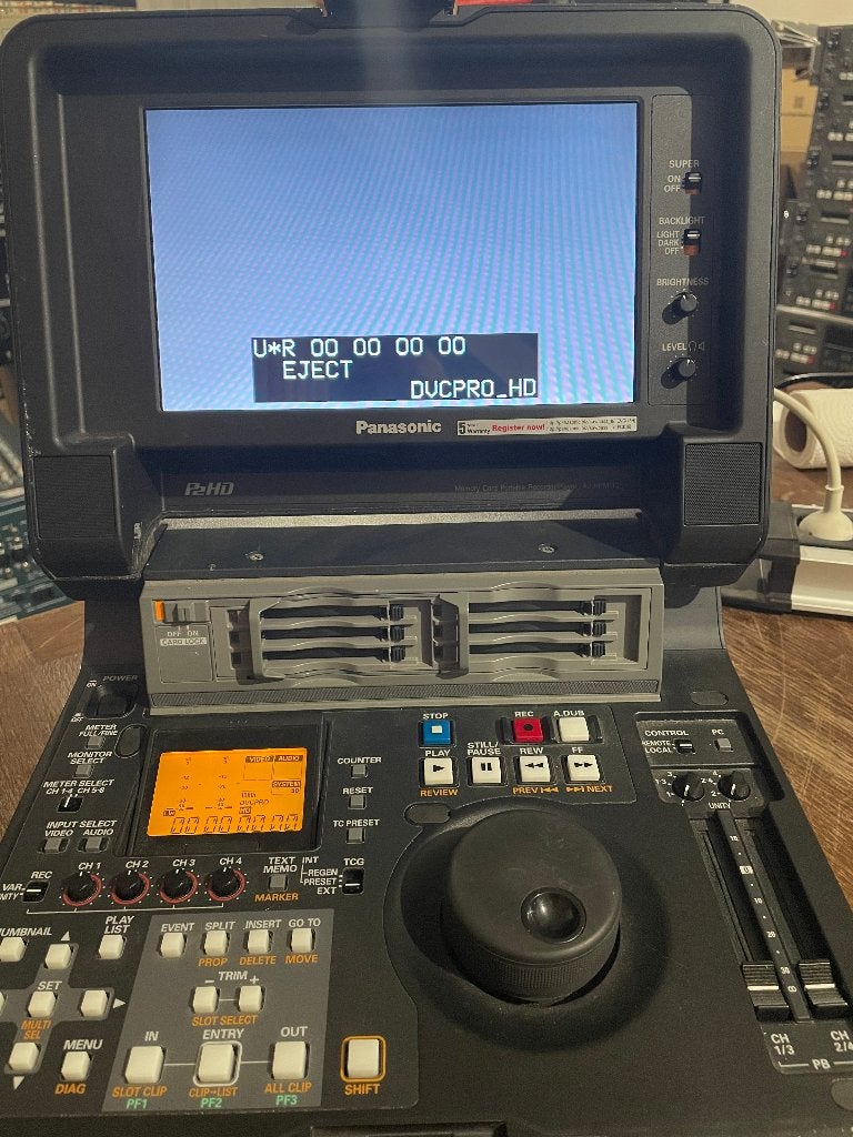 Panasonic AJ-HPM110 P2 Mobile Recorder/Player, Ophalen of Verzenden, Gebruikt, Video