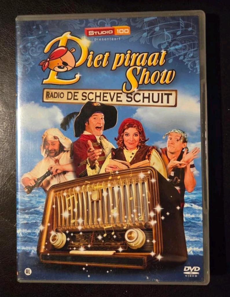 Piet Piraat Show Radio: de Scheve Schuit  - DVD, Alle leeftijden, Ophalen of Verzenden, Zo goed als nieuw, Komedie