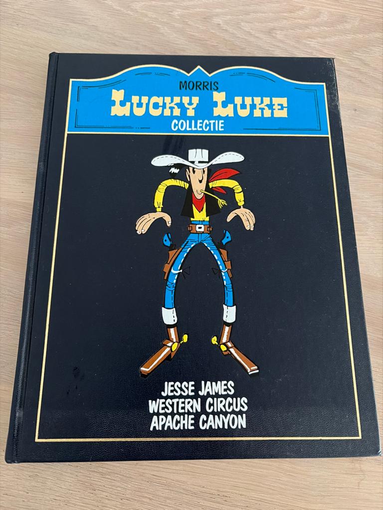 Lucky Luke Collectie: Jesse James, Western Circus, Apache Ca, Meerdere stripboeken, Ophalen of Verzenden, Zo goed als nieuw