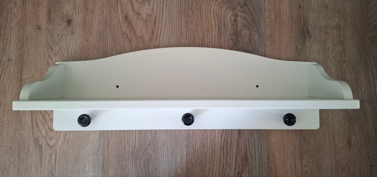 Witte wandkapstok (60 cm breed), Huis en Inrichting, Woonaccessoires | Kapstokken, Gebruikt, Minder dan 100 cm, Hout, Ophalen