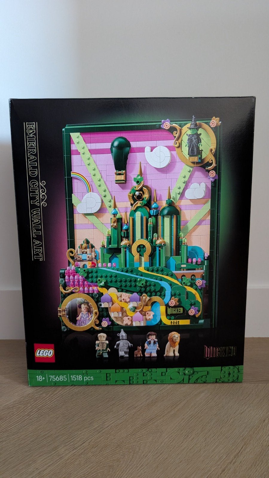 LEGO Emerald City Wall Art lego 75685 Geseald! Wicked, Overige thema's, Verzenden, Lego, Nieuw