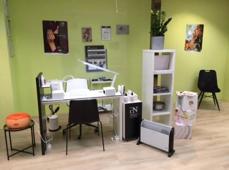 Manicure tafel - Kasten - Balie - Vitrine - display., Ophalen, Gebruikt, 200 cm of meer, 50 tot 100 cm