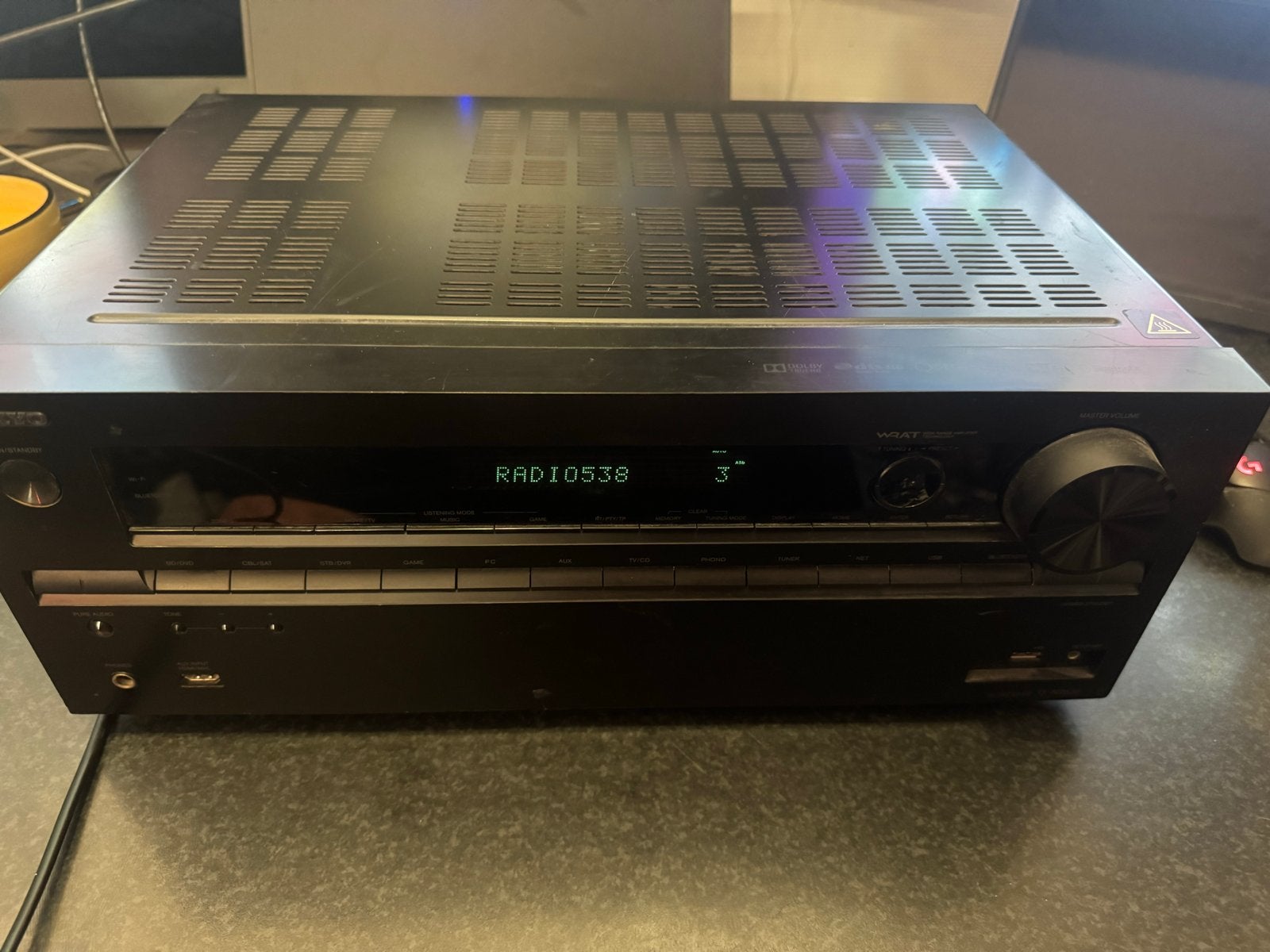 Onkyo TX-NR636 AV Receiver - 7.2-kanaals met 4K/60Hz HDMI, Gebruikt, Ophalen of Verzenden, 120 watt of meer, Onkyo