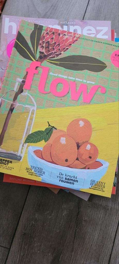 Happinez en flow pakket, Boeken, Ophalen of Verzenden, Zo goed als nieuw