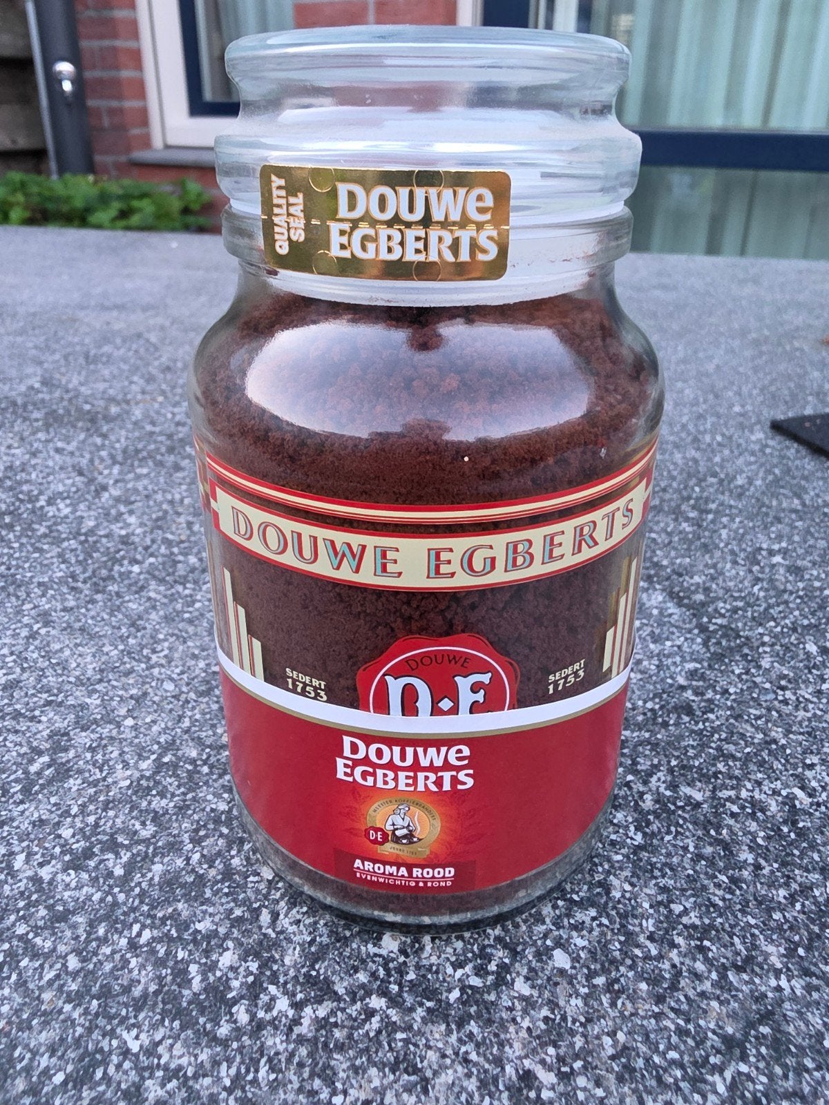 Douwe Egberts Aroma Rood Koffiepot met inhoud, Ophalen of Verzenden, Nieuw