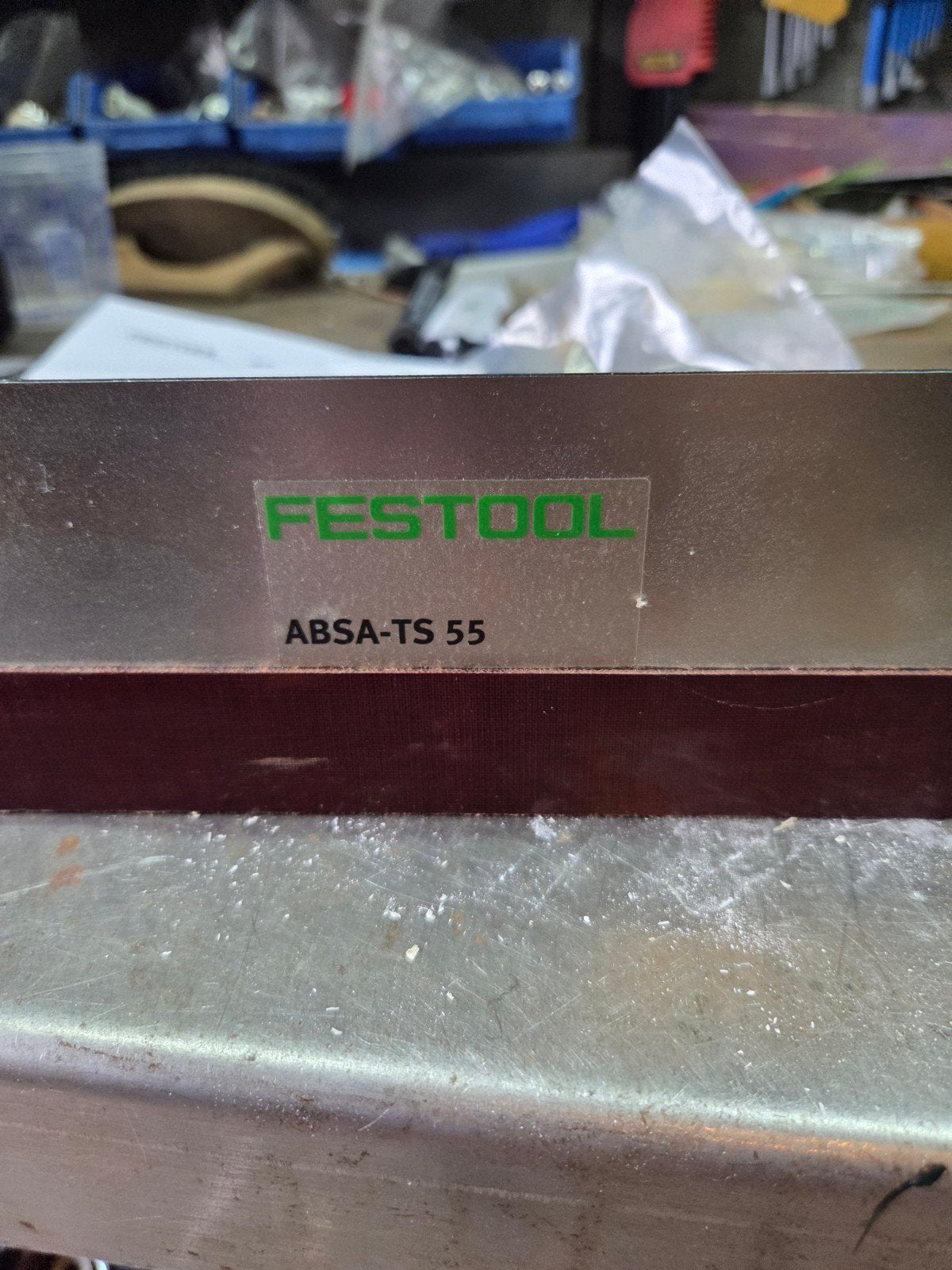 2x Festool ABSA-TS 55 afdekplaat/ geleider voor invalzaag, Overige typen, Nieuw, Ophalen of Verzenden, 30 tot 70 mm