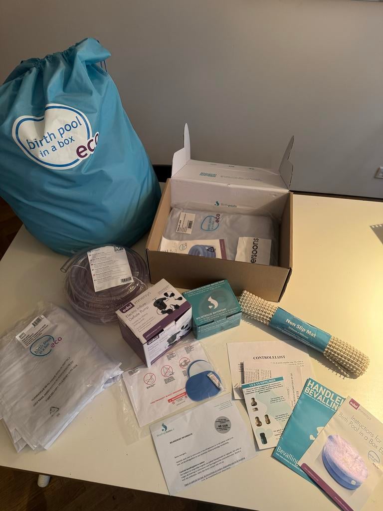 Birth Pool in a Box Regular (2 persoons) incl. bevalset, Ophalen, Zo goed als nieuw