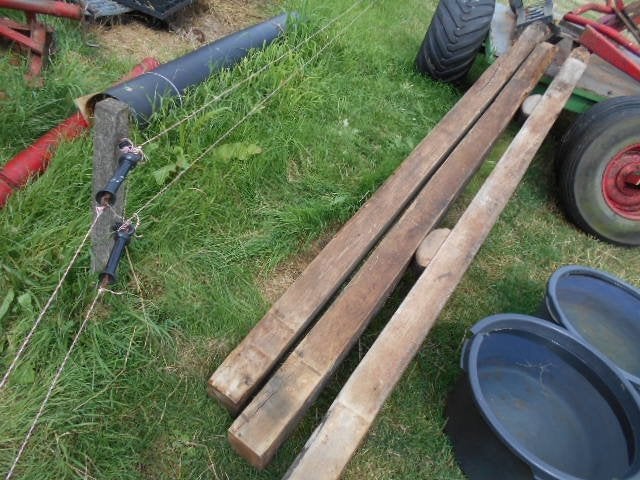 eiken balken, Ophalen, Gebruikt, Eiken, 250 tot 300 cm