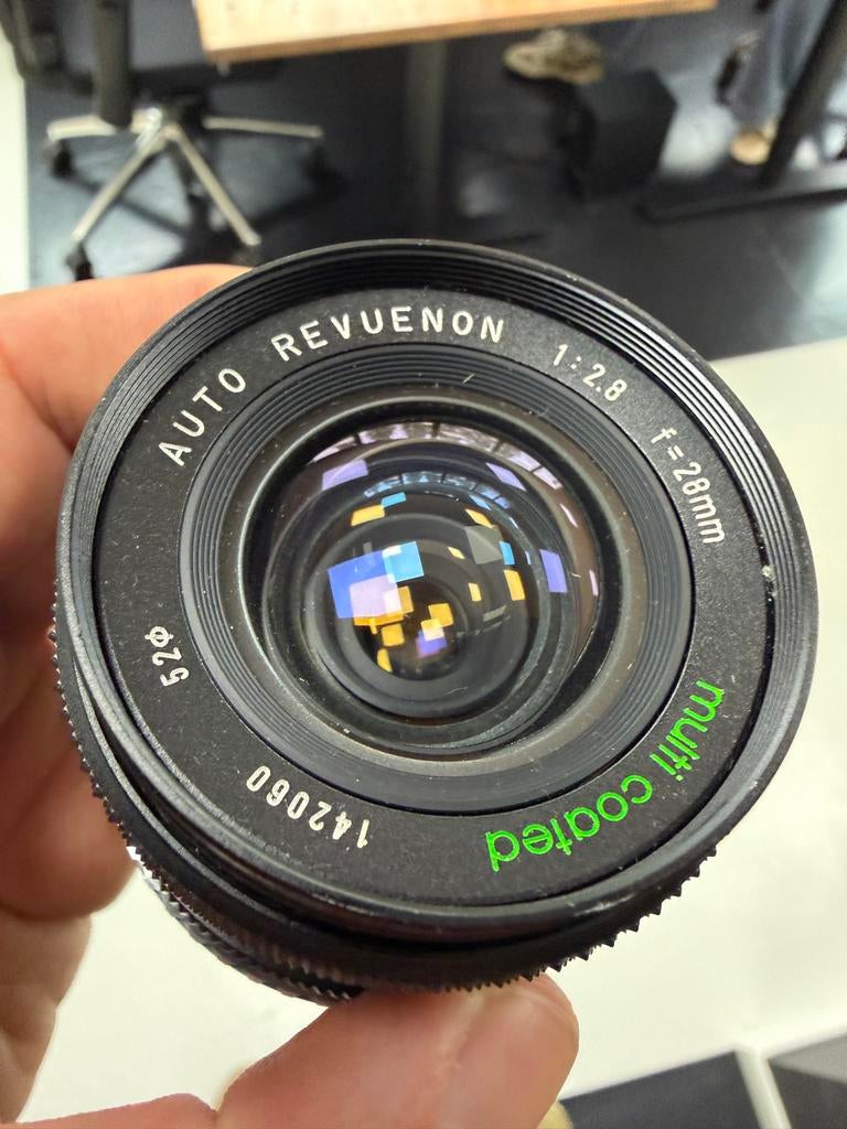 Revuenon 28mm f/2.8 Groothoeklens - Multi Coated, Audio, Tv en Foto, Fotografie | Lenzen en Objectieven, Ophalen of Verzenden