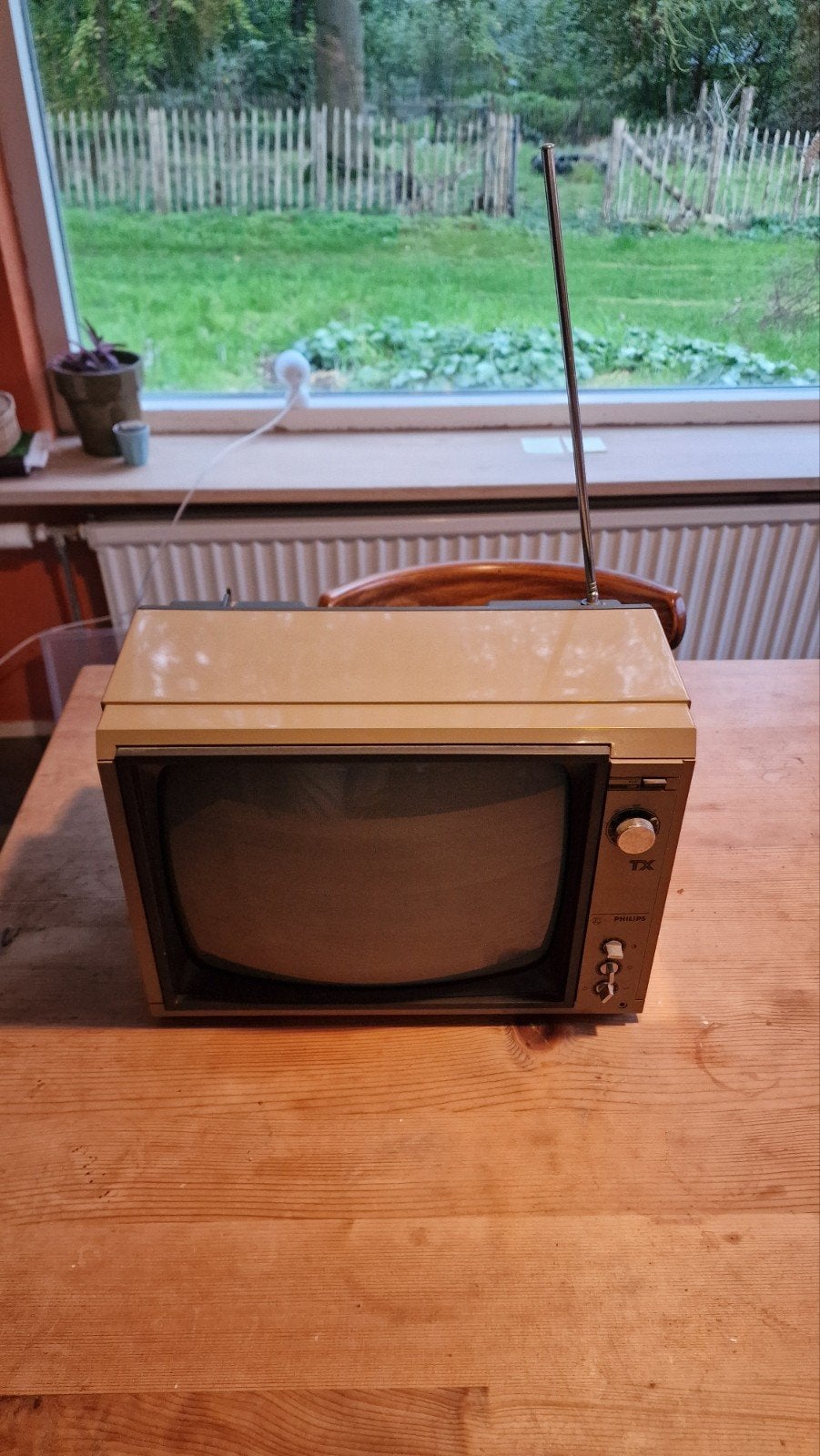 Philips TX draagbare televisie (vintage), Ophalen, Gebruikt, Minder dan 40 cm, Philips