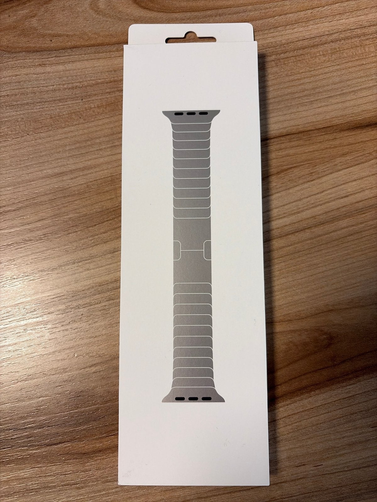 Nieuwe Apple Watch 42mm Natural Link Armband, Ophalen of Verzenden, Nieuw