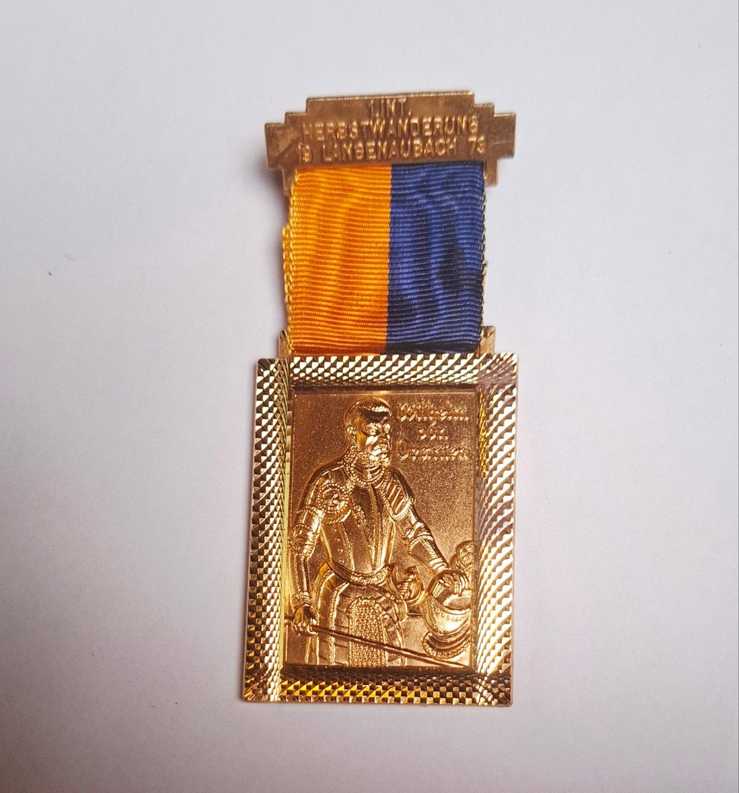 Vintage Medaille "Herbstwanderung Langenaubach", Ophalen of Verzenden