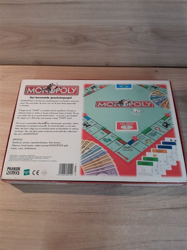 monopoly het beroemde gezelschapspel - s6237, Verzenden, Zo goed als nieuw