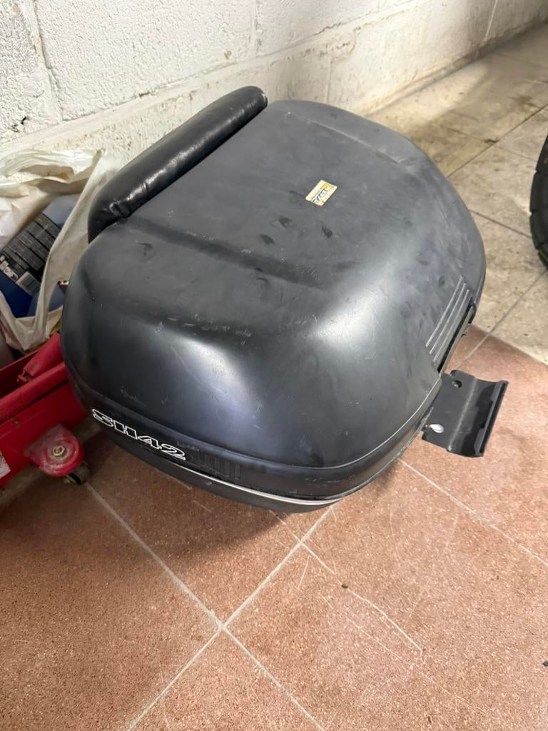 Topkoffer met rugkussen Scooter/Motor SHAD SH42, Ophalen, Zo goed als nieuw