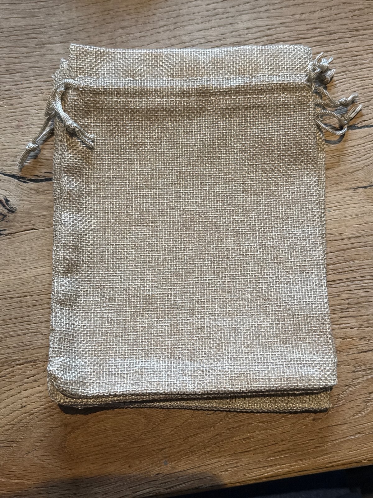 Jute gevoerde traktatie zakjes 15x20 cm, Ophalen of Verzenden, Nieuw