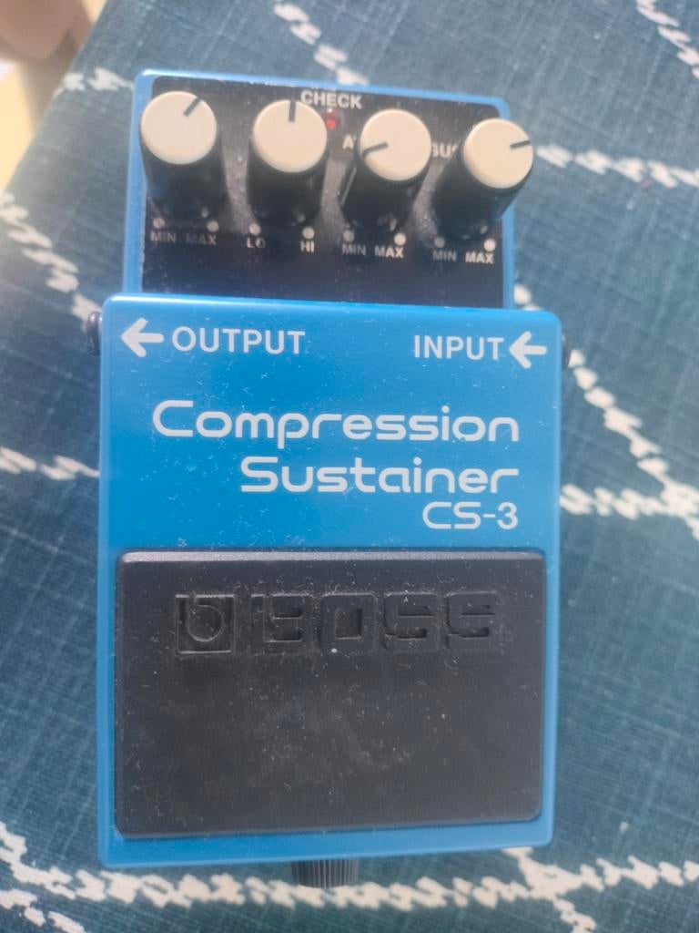 BOSS CS-3 Compression Sustainer Gitaar Pedaal, Muziek en Instrumenten, Effecten, Gebruikt, Compressor, Ophalen of Verzenden