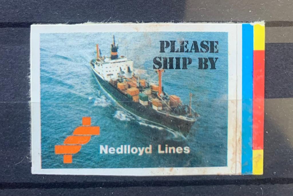 Sluitzegel vracht vervoer Please ship by Nedlloyd Lines, Postzegels en Munten, Postzegels | Nederland, Verzenden, Na 1940, Postfris