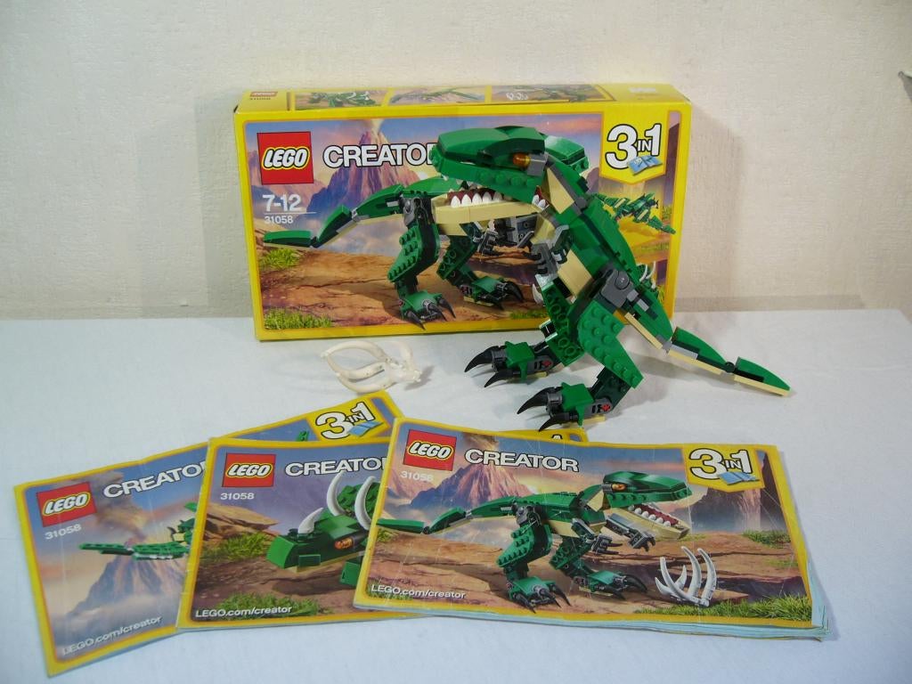 Lego Creator 31058 Mighthy Dinosaurs, Gebruikt, Ophalen of Verzenden, Compleet, Lego