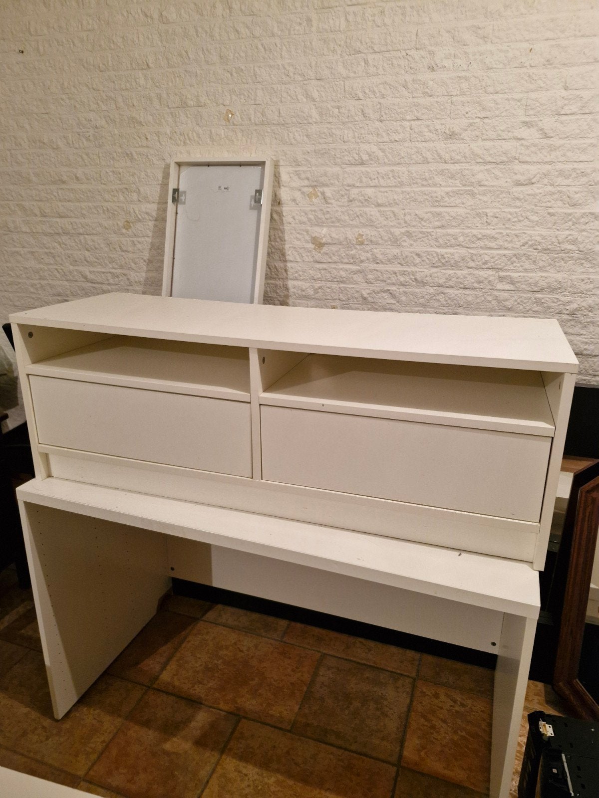Lage Ikea TV meubel - wit, Ophalen, 100 tot 150 cm, Zo goed als nieuw, Minder dan 100 cm