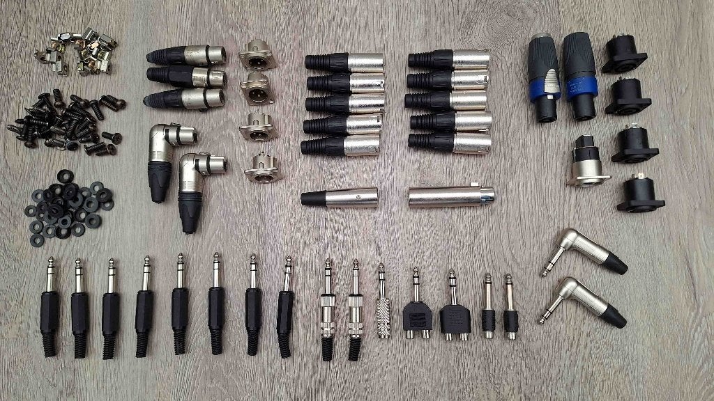 XLR  en jack pluggen, Ophalen of Verzenden, Zo goed als nieuw, Apparatuur