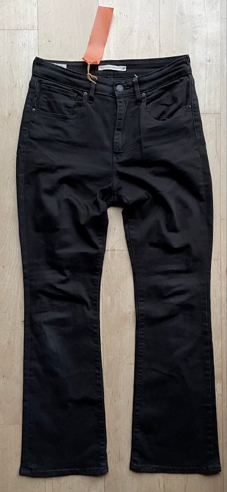 Levi’s 725 High Rise Bootcut jeans W30 L30 zwart, Ophalen of Verzenden, Zwart, W30 - W32 (confectie 38/40)