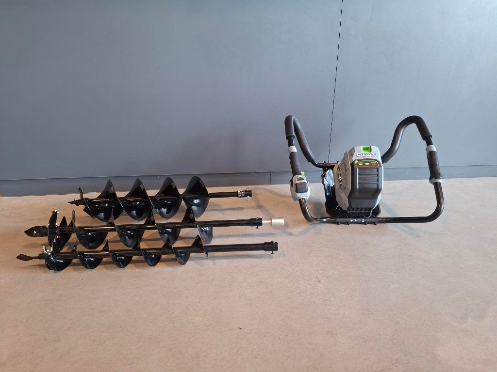 Nieuwe EGO accu grondboor 56V inclusief 3 boren, Tuin en Terras, Hand-tuingereedschap, Ophalen, Nieuw, Grondboor, EGO Power+