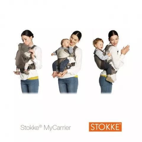 Stokke Mycarrier draagzak, Kinderen en Baby's, Gebruikt, Buik of Rug, Draagzak, Ophalen