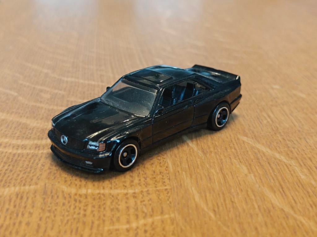 Hot Wheels Mercedes 560 SEC ZWART, Hobby en Vrije tijd, Ophalen of Verzenden, Nieuw, Auto