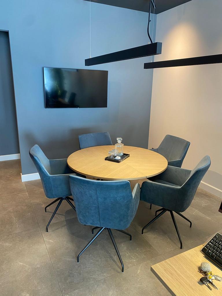 Eetkamerstoelen 6x supermooi, Huis en Inrichting, Ophalen, Overige kleuren, Zo goed als nieuw, Stof