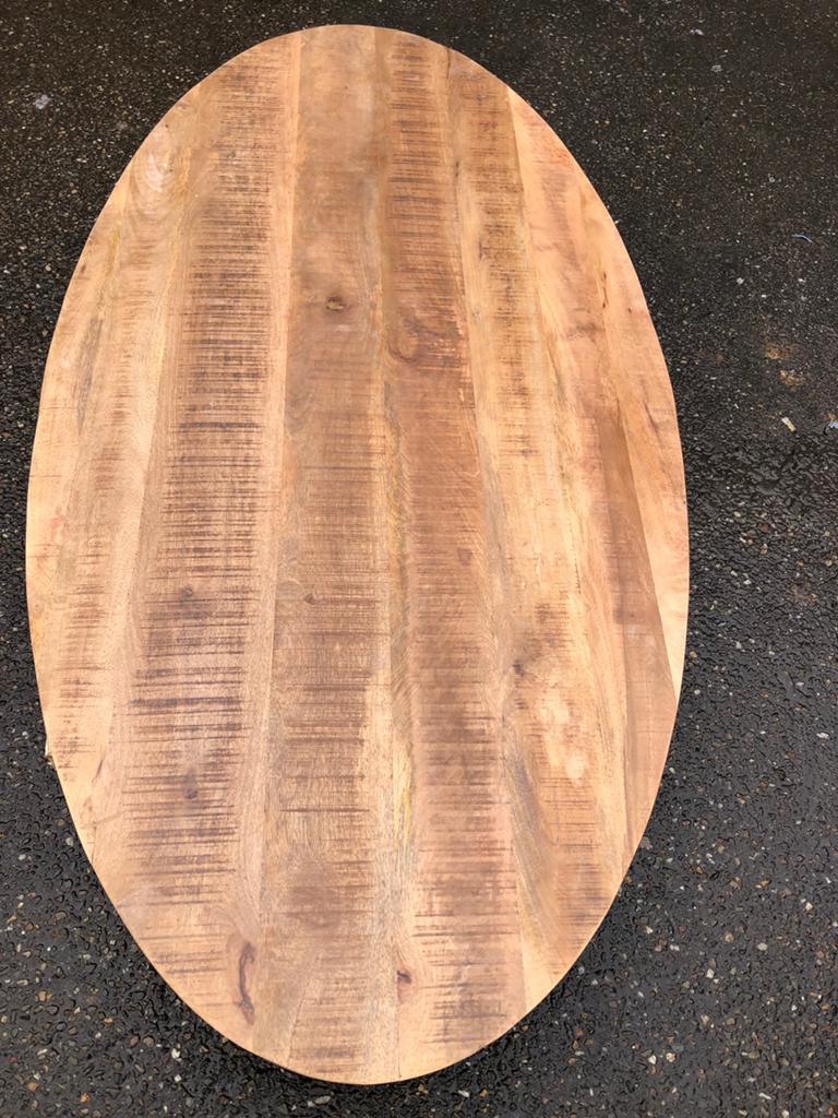 Ovale tafelbladen 200x100cm (5 stuks), Huis en Inrichting, Tafelonderdelen, Ophalen, 100 tot 150 cm, Tafelblad, Ovaal