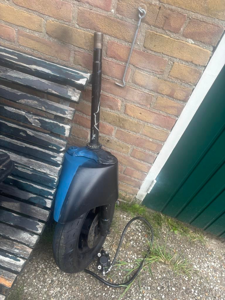 Scooter voorvork met wiel en remklauw, Ophalen of Verzenden, Gebruikt, Overige typen, Overige merken