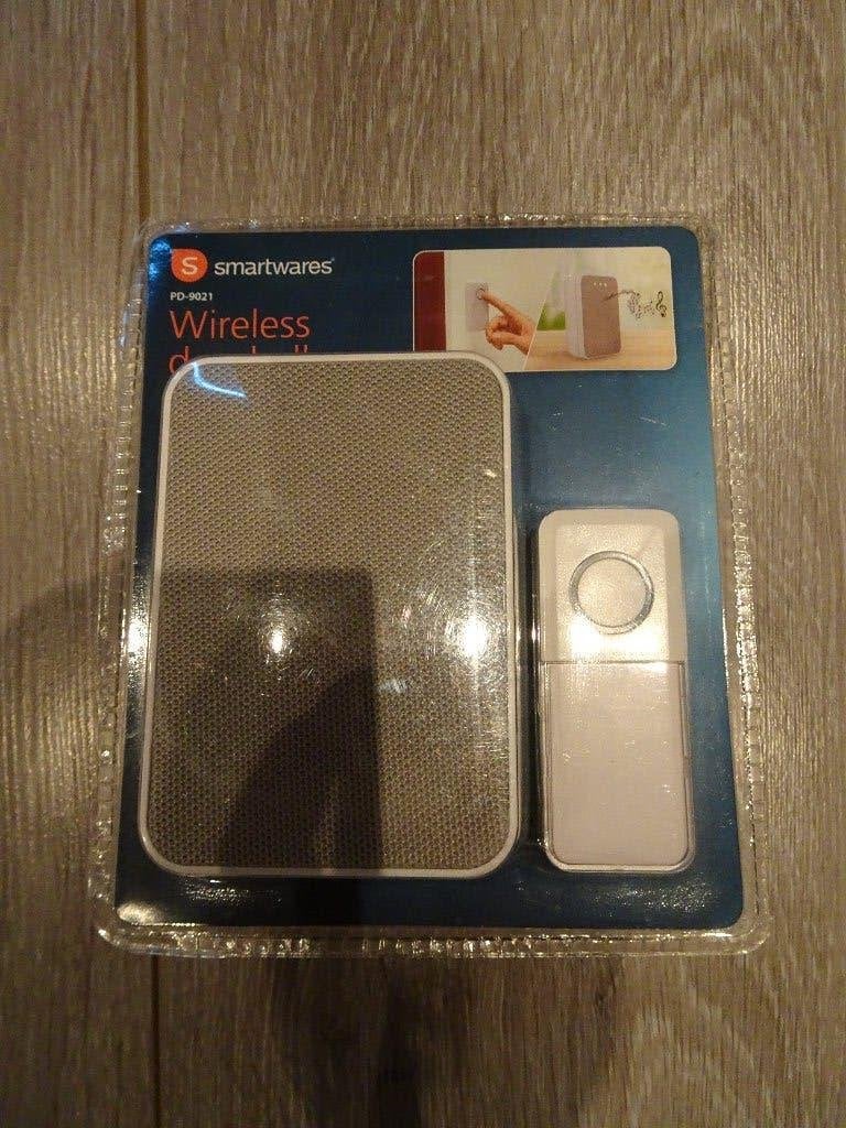 Smartwares Draadloze Deurbel | Wit | Nieuw Wireless Doorbell, Ophalen of Verzenden, Nieuw, Draadloos