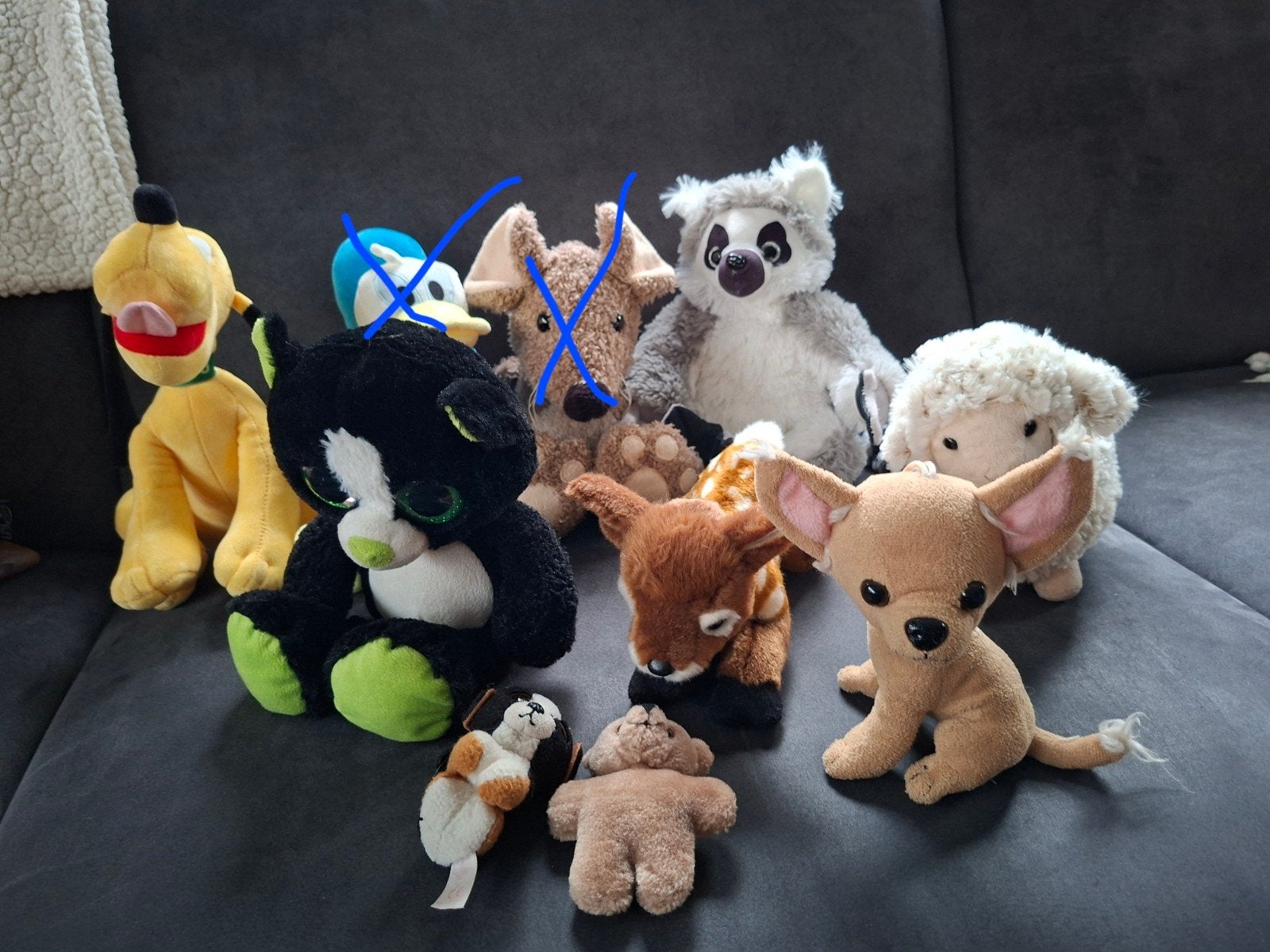 Grote collectie knuffels: Disney, Ty, en meer!, Kinderen en Baby's, Speelgoed | Knuffels en Pluche, Disney, Disney, Geel, Zo goed als nieuw