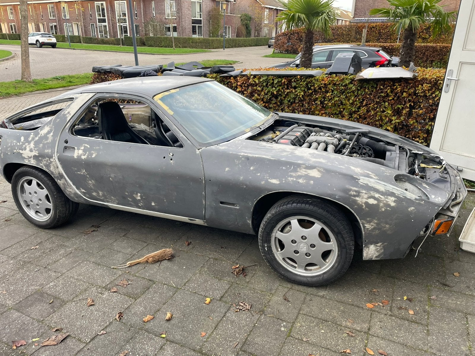 Porsche 928 4.7 S Coupe 1985 Wit, handgeschakeld, Auto's, Achterwielaandrijving, 8 cilinders, Wit, Handgeschakeld