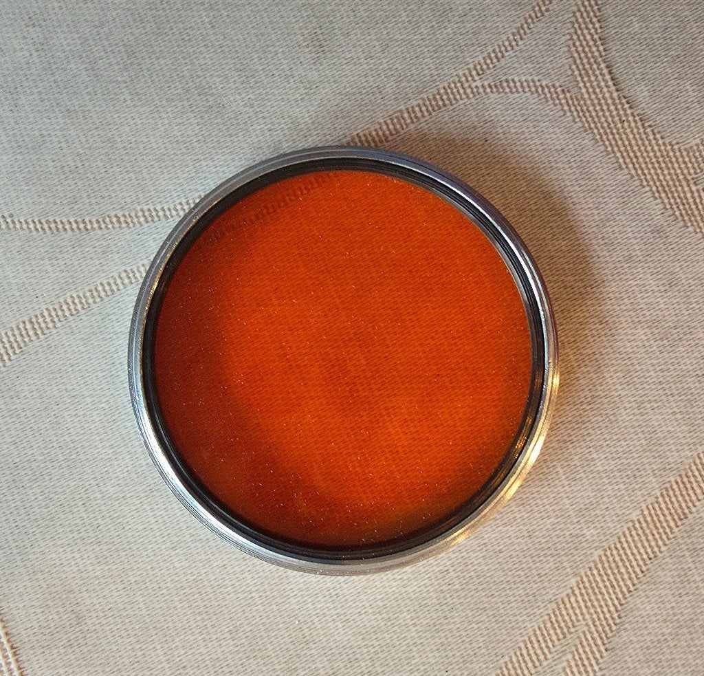 Pallas 48mm filter - 48x0,75 4 x - oranje, Overige merken, Minder dan 50 mm, Inclusief opbergcase, Ophalen of Verzenden