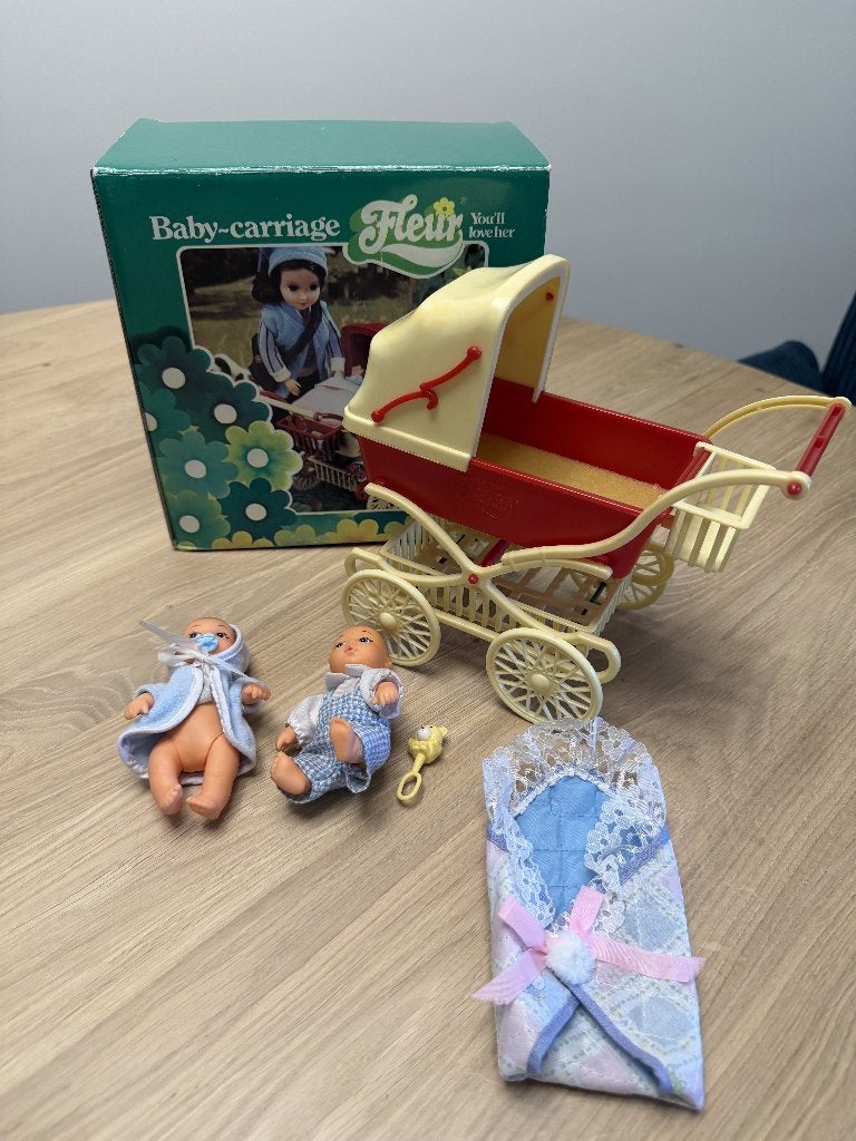 Fleur kinderwagen met doos (jaren ’70), Verzenden, Gebruikt, Pop