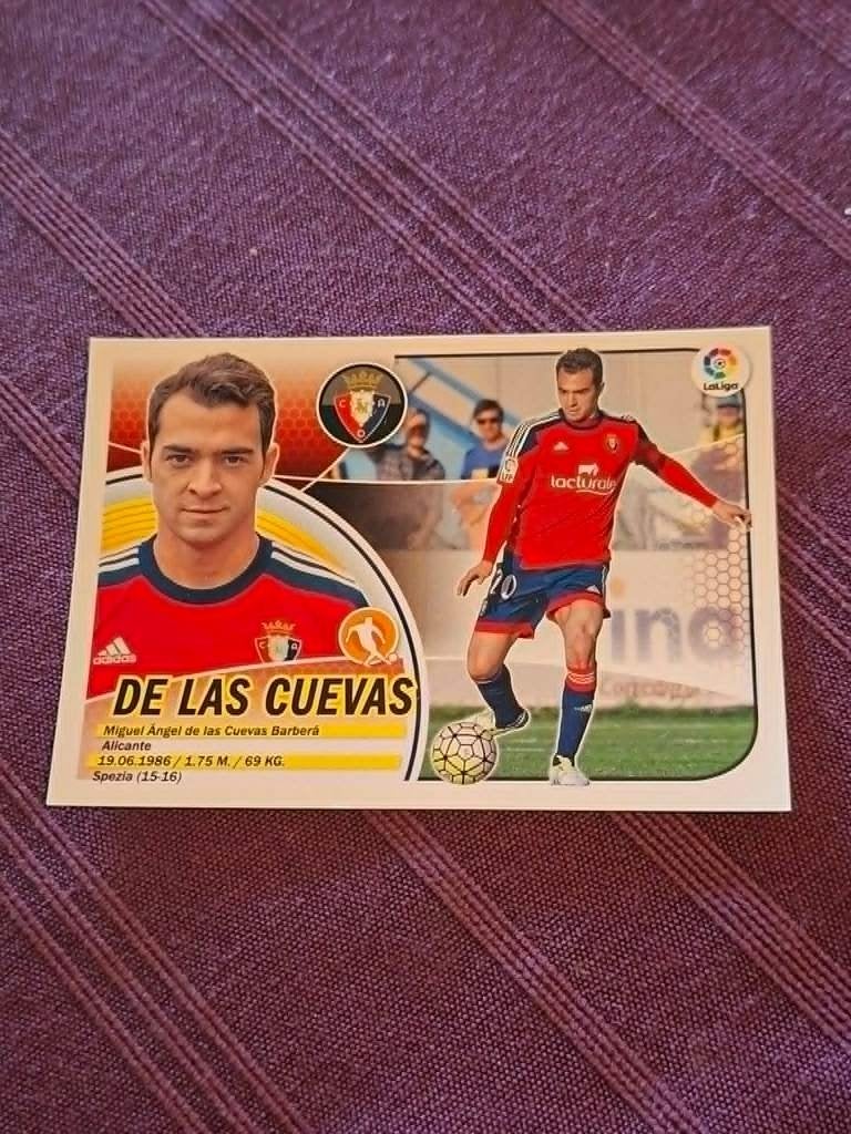 Panini/sticker/Miguel Angel de las Cuevas / Osasuna, Ophalen of Verzenden, Nieuw, Buitenlandse clubs, Poster, Plaatje of Sticker