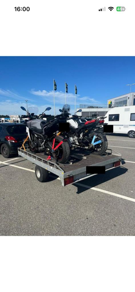 Motortrailer motoraanhanger motoraanhangwagen, Ophalen of Verzenden, Zo goed als nieuw
