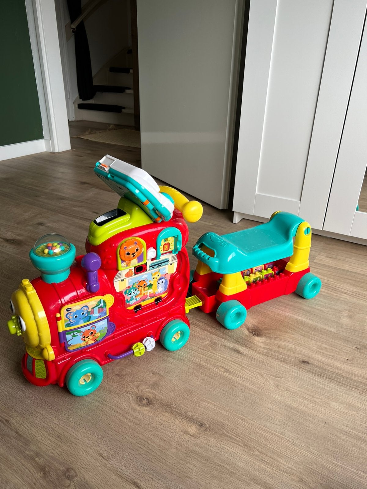 VTECH STOOMLOCOMOTIEF, Ophalen, Zo goed als nieuw
