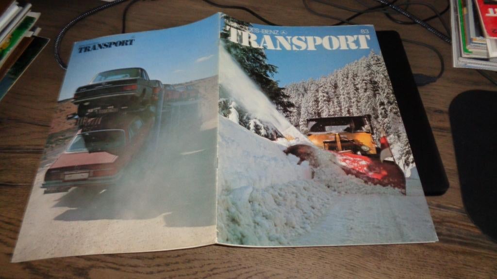 Folder  MERCEDES  TRANSPORT    1976, Verzenden, Zo goed als nieuw, Mercedes