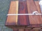 Partij van 324st Hardhouten Planken - 45>55cm, Ophalen, Minder dan 25 mm, Nieuw, Plank