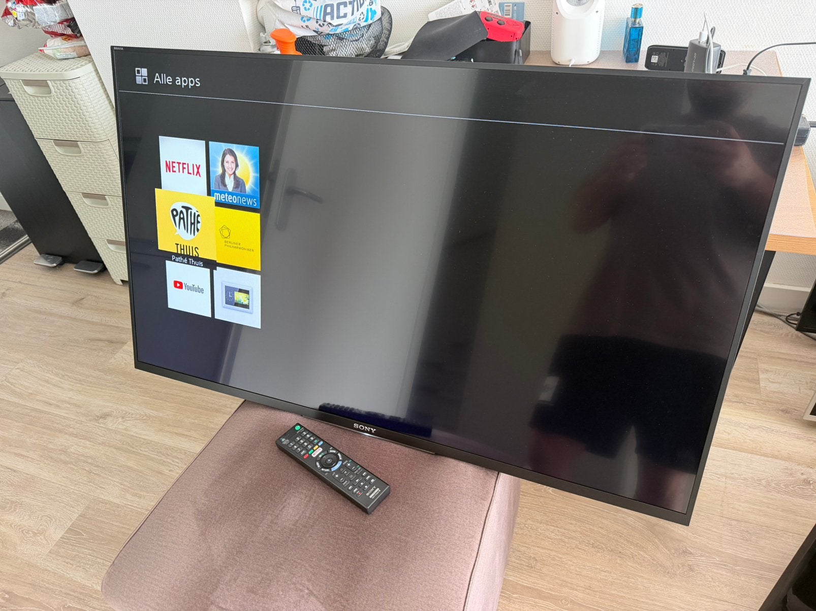 Sony bravia smart led tv 43 inch, Ophalen, LED, Zo goed als nieuw, 100 Hz