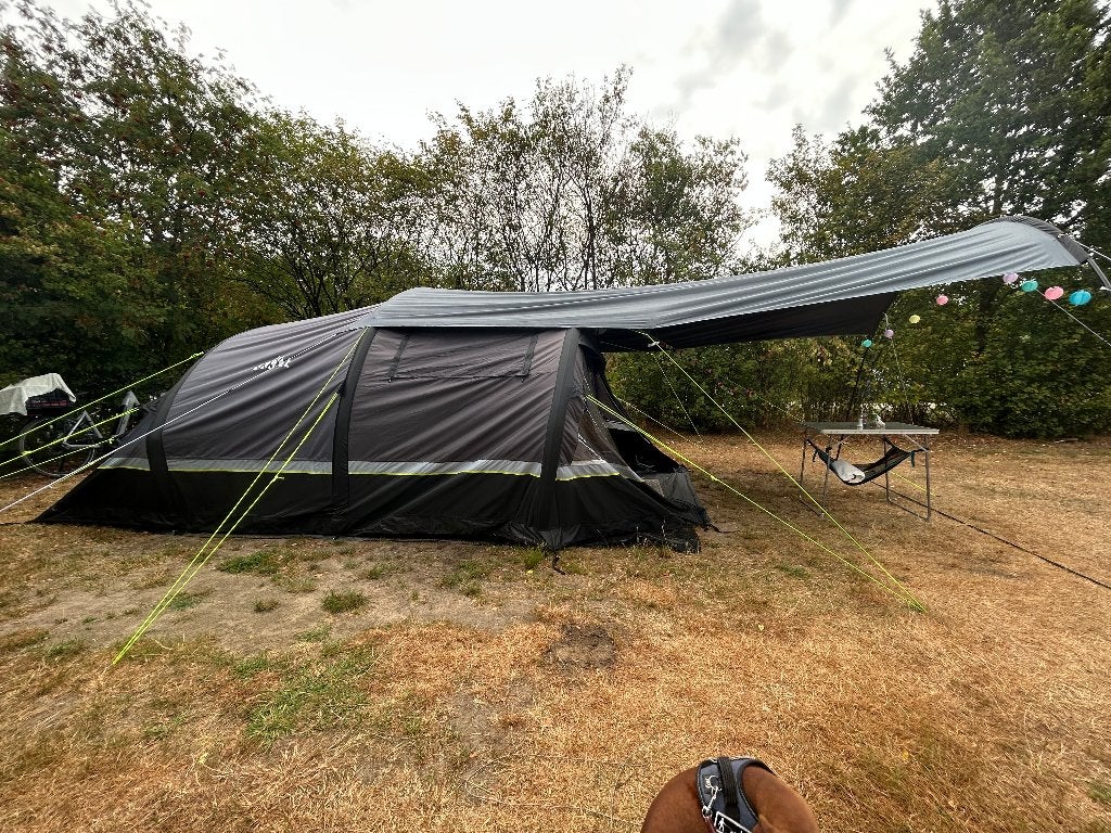 Summer 4XL easy air opblaasbare tent met luifel, Ophalen, Zo goed als nieuw, Tot en met 6